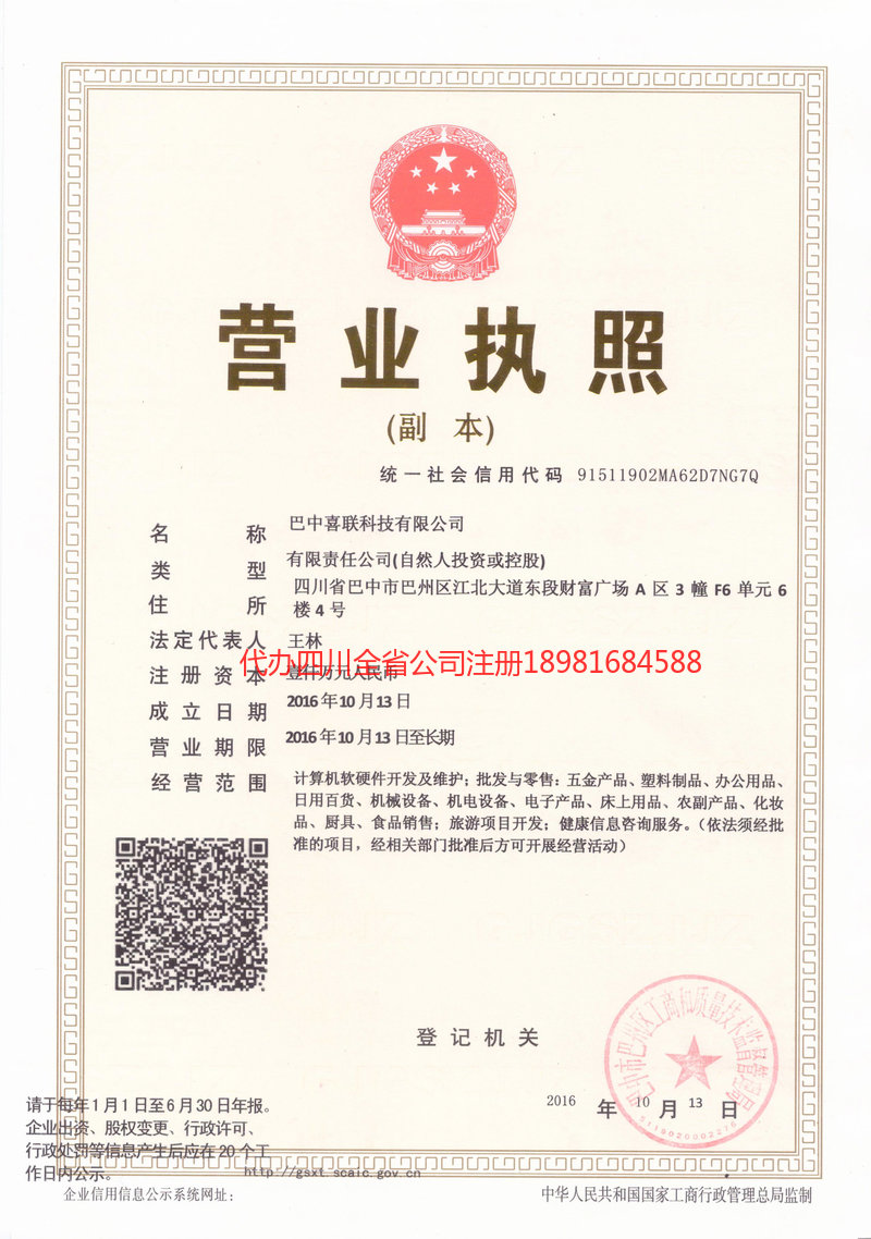 大理白族自治州大理白族自治州喜联科技有限公司