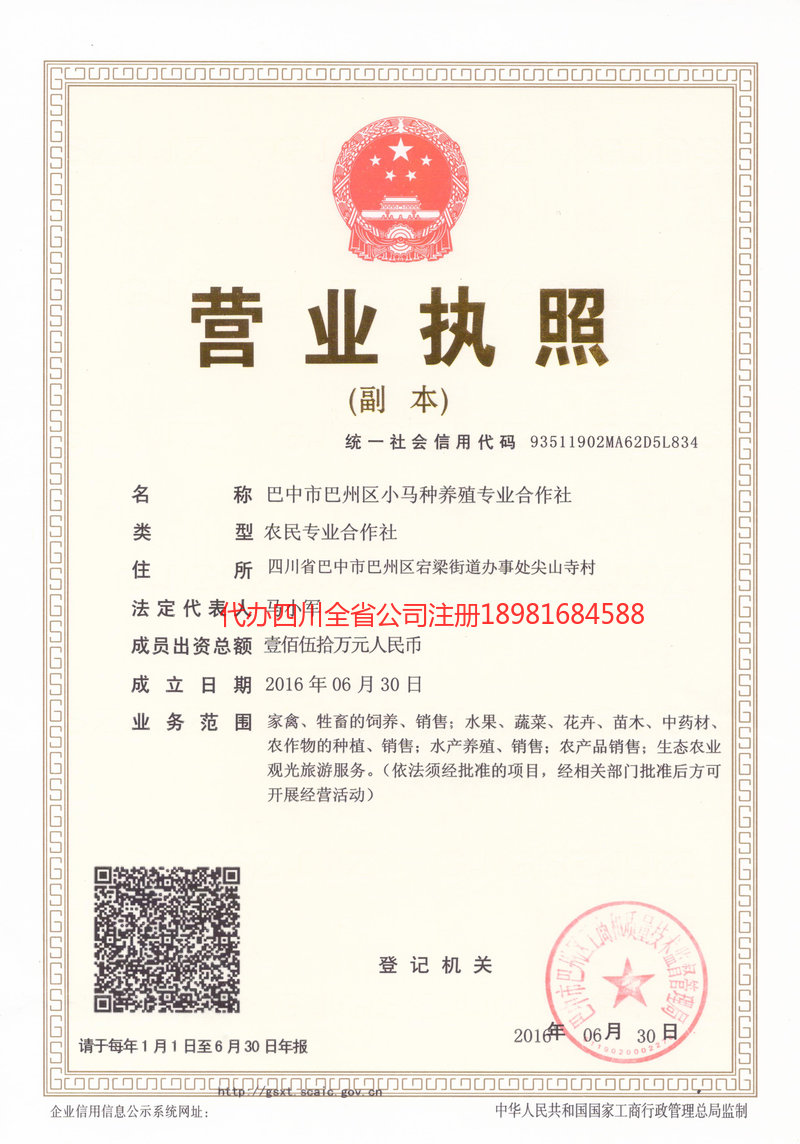 大理白族自治州大理白族自治州小马种养殖专业合作社